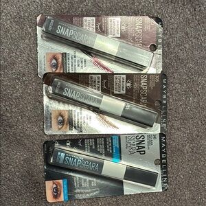 Maybelline Snapscara Mascara Trio - Black, Brown, Blue